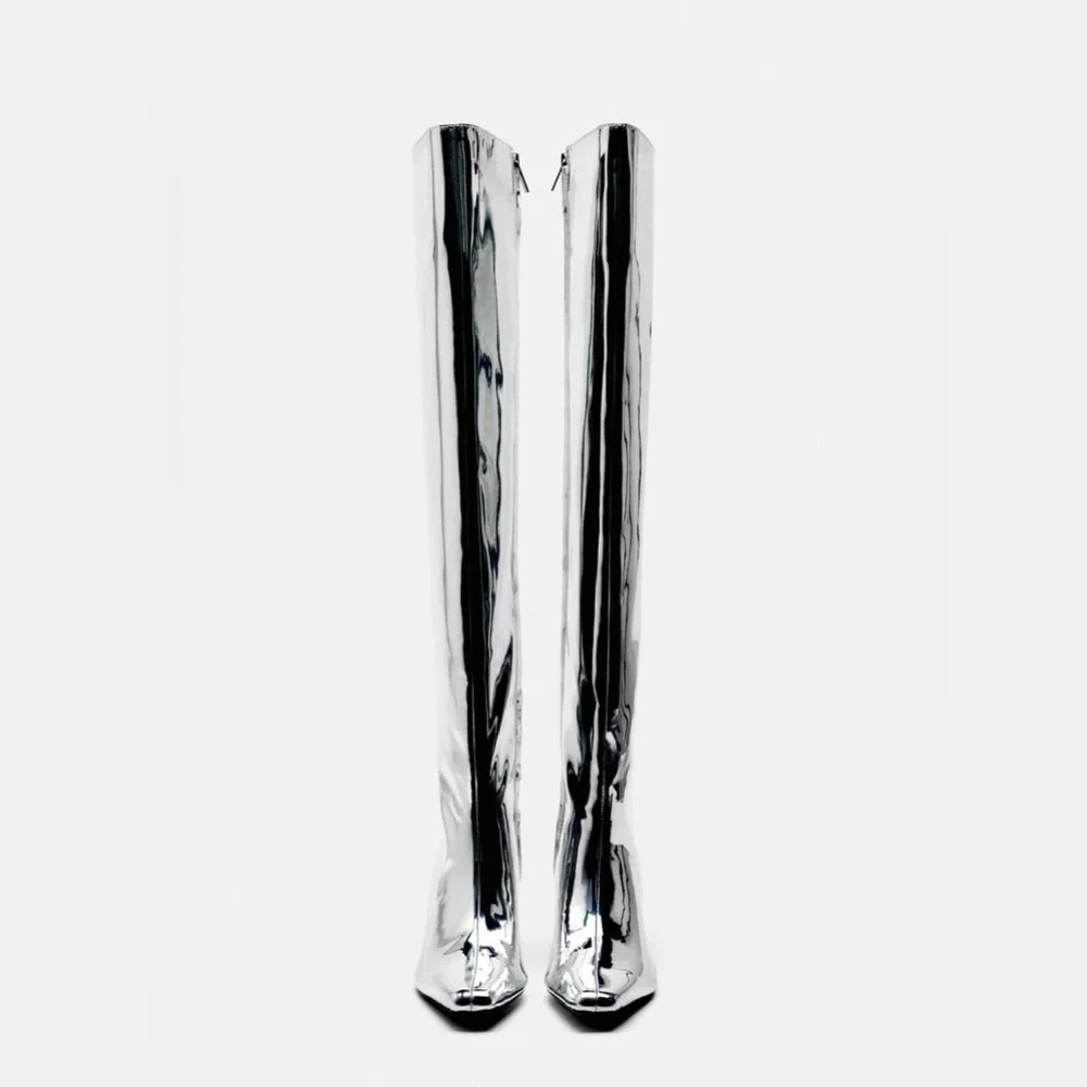 Zara metallic over